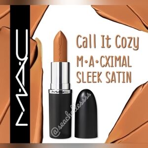 M•A•CXIMAL Sleek Satin Lipstick Call It Cozy Caramel Brand New in Box